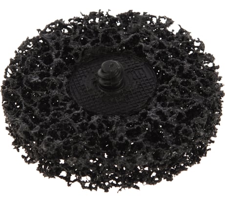 Круг для снятия ржавчины чёрный (75 мм; крепление Roloc) Русский Мастер РМ-70211