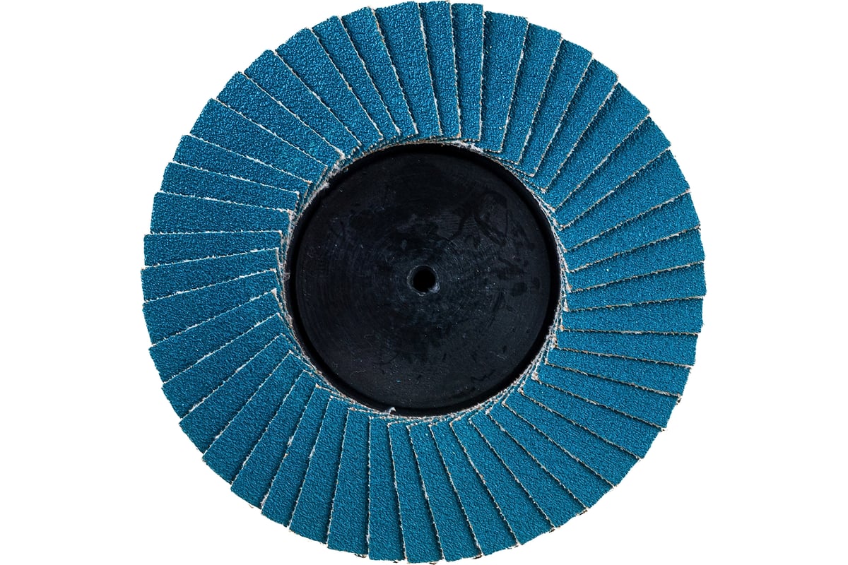 Круг лепестковый торцевой по металлу (75х22 мм; Р120; крепление Roloc ...