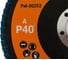 Круг лепестковый торцевой по металлу PROFI (125х22 мм; Р40; циркониевый корунд) Русский Мастер РМ-90252 3