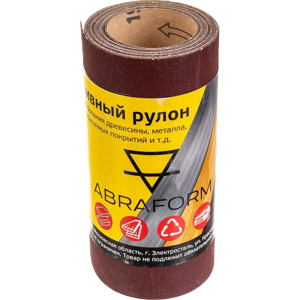 Рулон абразивный БУМ (115x2500 мм; P320) ABRAFORM afr115-2500-320 ...