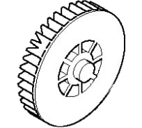 Крыльчатка 52 для HP2050/6820V Makita 241881-5