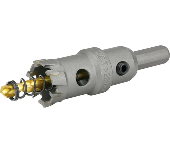 Коронка по металлу твердосплавная 22 мм усиленная HM/TCT Diamond Industrial DIDTCT22