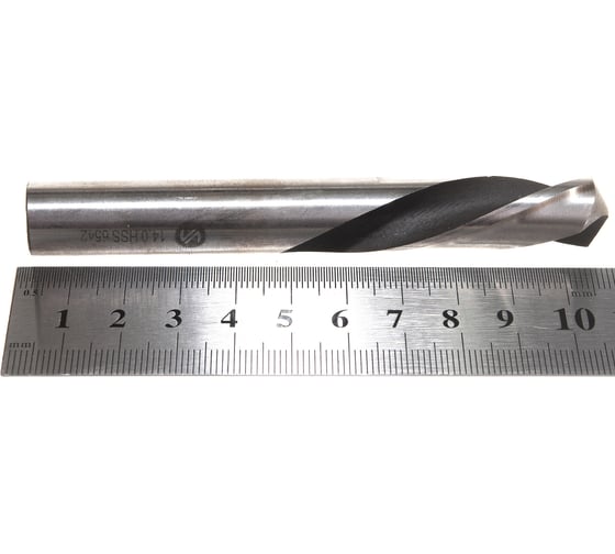 Сверло цх короткая серия (14х 54х107 мм; левая резьба; Р6М5; ГОСТ4010-77) ИНСТУЛС 00001252664