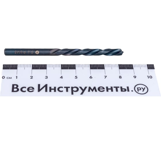 Сверло цх средняя серия (5.3х52х86 мм; левая резьба; Р6М5; ГОСТ10902-77) ИНСТУЛС 00001479845