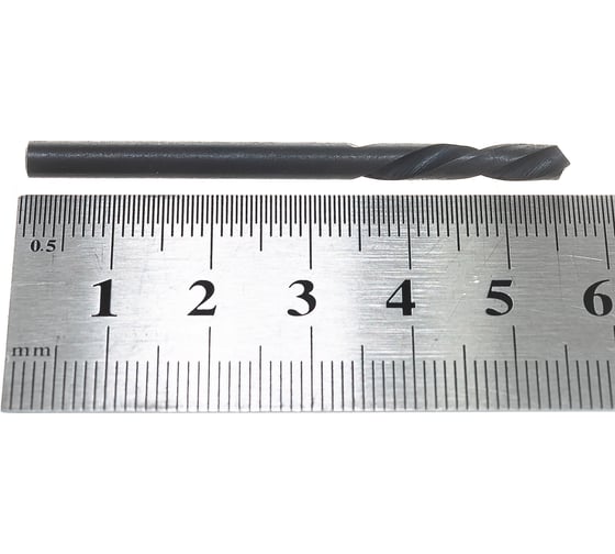 Сверло цх короткая серия (4х22х55 мм; левая резьба; Р6М5; ГОСТ4010-77) ИНСТУЛС 00001416351