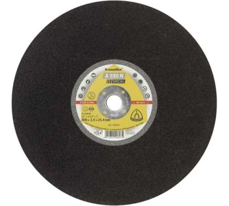 Отрезной прямой круг 1GLAS A 930 N SPECIAL 350x3x25.4 мм Klingspor 322628