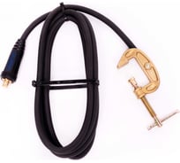 Комплект сварочного кабеля со струбциной заземления (10 метров, КГ 1x35, вилка 35-50) энаргит КЗС135-10-3550