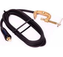 Комплект сварочного кабеля со струбциной заземления (3 метра, КГ 1x35, вилка 35-50) энаргит КЗС135-3-3550