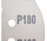 Круг абразивный перфорированный 8 отверстий, 150 мм, P180, 5 шт MD-STARS 5KAS1508P180 4