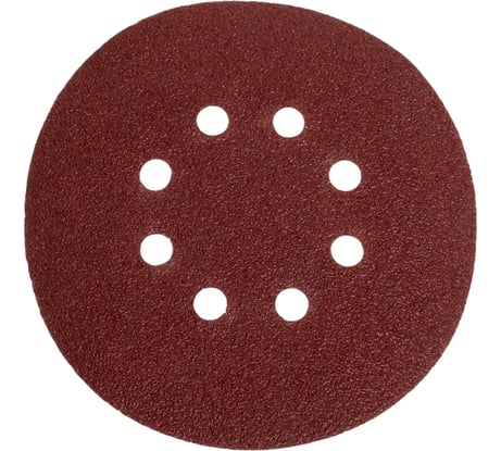 Круг абразивный перфорированный 8 отверстий, 150 мм, P60, 5 шт MD-STARS 5KAS1508P60