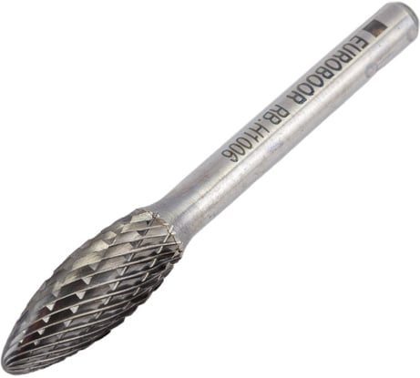 Борфреза твердосплавная тип H (10х20 мм; хв-к 6 мм) Euroboor RB.H1006