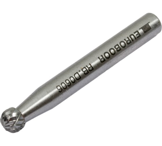 Борфреза твердосплавная тип D (6х5.4 мм; хв-к 6 мм) Euroboor RB.D0606 1