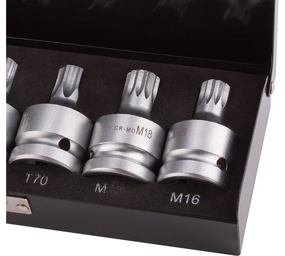 Набор головок ударных (6 шт; TORX, SPLINE; 3/4DR) AV Steel AV-733006