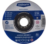 Диск отрезной по алюминию CS 60 ALU (125x1.2x22.23 мм) DRONCO 1121150100