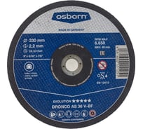 Диск отрезной по металлу Evolution AS36V (230x2.2x22.23 мм) DRONCO 1231070100