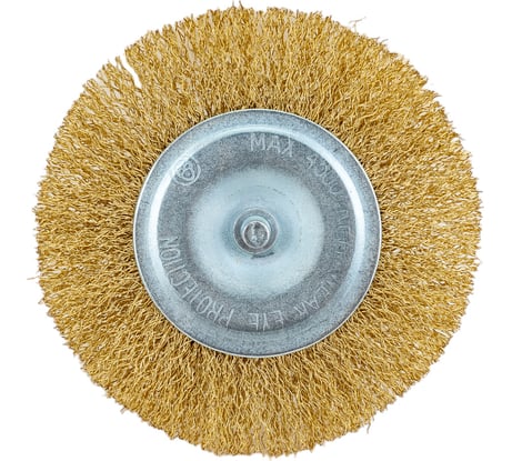 Щетка-крацовка плоская со шпилькой (100 мм; латунированная проволока 0.3 мм) Pobedit 2122100