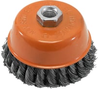 Щетка-крацовка чашка (100 мм; М14; стальная проволока 0.5 мм) Pobedit 2128100