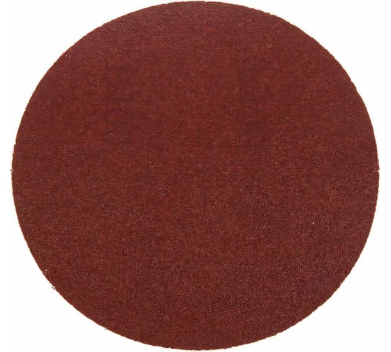 Круг абразивный шлифовальный под липучку (10 шт; 115 мм; Р100) ТУНДРА 1865789 1