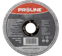 Диск отрезной для резки нержавеющей стали (115х1х22 мм) PROLINE 44013