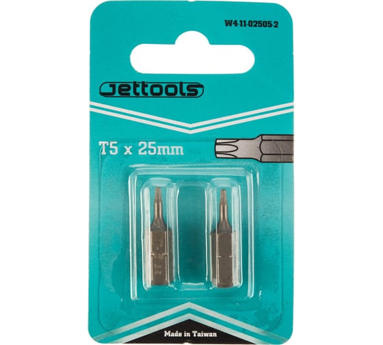 Насадка магнитная для больших нагрузок (2 шт; 25 мм; T5) Jettools W4-11-02505-2