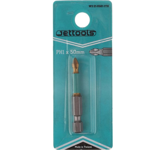 Насадка магнитная с покрытием TiN-Half (50 мм; PH1) Jettools W2-21-0501-1TH