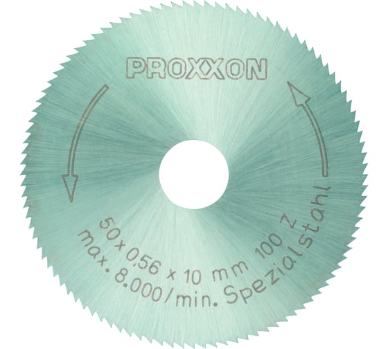 Диск из высоколегированной специальной стали (50х0.5х10 мм) Proxxon PR- 28020 1