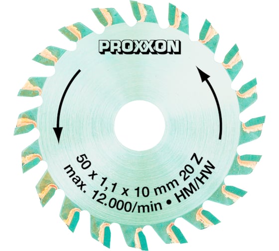 Диск с твердосплавными накладками (50х1.1х10 мм) для KS 230 Proxxon PR- 28017