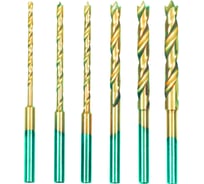 Набор сверл спиральных с направляющим центром (6 шт; 1.5-4 мм; HSS) Proxxon PR- 28876