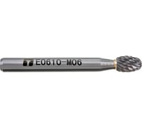 Борфреза твердосплавная овальная с двойной насечкой (6х10 мм; хвостовик 6 мм) ПНЕВМО-ТРЕЙД E0610-M06