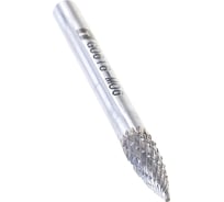 Борфреза твердосплавная гиперболическая с точечным торцом с двойной насечкой (6х16 мм; хвостовик 6 мм) ПНЕВМО-ТРЕЙД G0616-M06