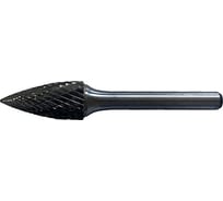 Борфреза твердосплавная гиперболическая с точечным торцом с двойной насечкой (16х25 мм; хвостовик 6 мм) ПНЕВМО-ТРЕЙД G1625-M06