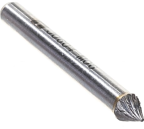 Борфреза твердосплавная зенкер 60 град. с двойной насечкой (6х4 мм; хвостовик 6 мм) ПНЕВМО-ТРЕЙД J0604-M06