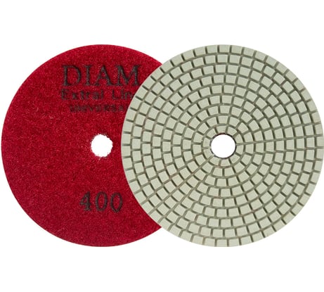 Круг алмазный гибкий шлифовальный Extra Line Universal №400 (100х2.5 мм; сухая/мокрая) DIAM 000675