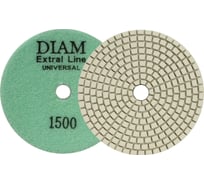 Круг алмазный гибкий шлифовальный Extra Line Universal №1500 (100х2.5 мм; сухая/мокрая) DIAM 000677