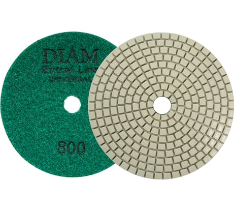 Круг алмазный гибкий шлифовальный Extra Line Universal №800 (100х2.5 мм; сухая/мокрая) DIAM 000676