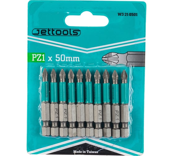 Насадка магнитная для больших нагрузок (10 шт; 50 мм; PZ1) Jettools W3-21-0501