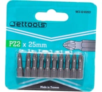 Насадка магнитная для больших нагрузок (10 шт; 25 мм; PZ2) Jettools W3-12-0252