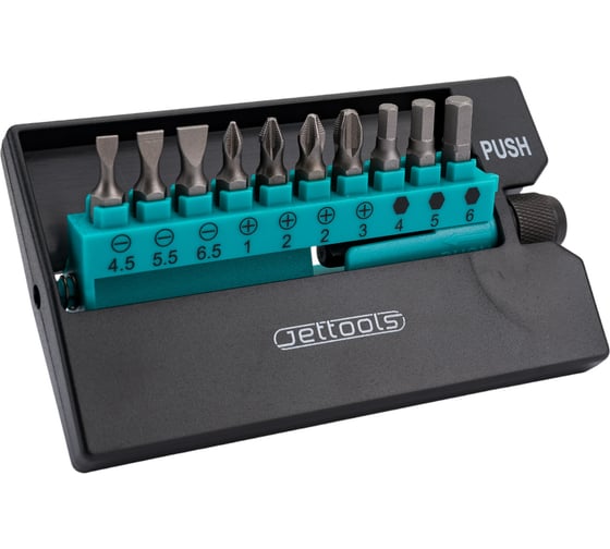 Биты в наборе с адаптером 20 шт Jettools W-5121