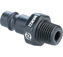 Переходник композитный "папа" быстросъемный - резьба M1/4" NORDBERG NKM22