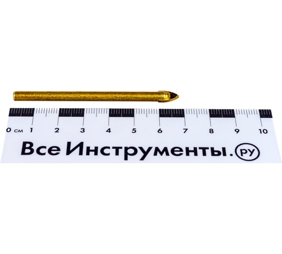 Сверло по кафелю и стеклу (5 мм; цилиндрический хвостовик) EКТО DS-009-0500-0060