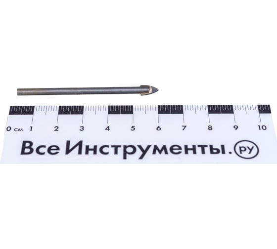 Сверло по кафелю и стеклу (4 мм; цилиндрический хвостовик) EКТО DS-009-0400-0060
