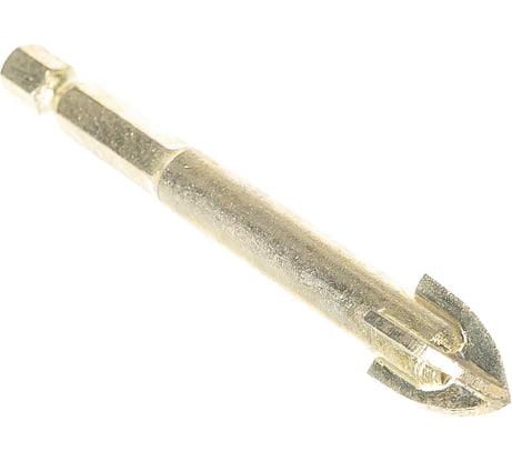 Сверло по кафелю и стеклу (12 мм; шестигранный хвостовик; 4 грани) EКТО DS-309-1200-0100