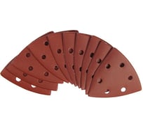 Треугольник абразивный под липучку перфорированный (10 шт; 93 мм; Р120) TUNDRA 2603064
