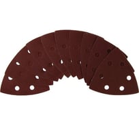 Треугольник абразивный под липучку перфорированный (10 шт; 93 мм; Р600) TUNDRA 2603070