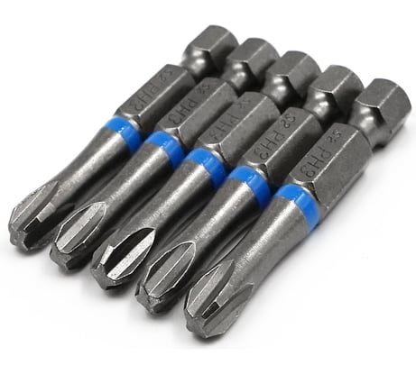 Бита торсионная КF 9990 PH3, 50 мм, намагниченная, 5 шт KREPFIELD 9990БИТАELNARPH3х50-5