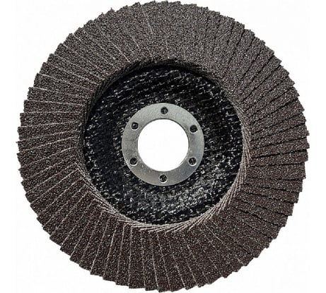 Круг лепестковый торцевой КЛТ2 125x22.23 мм, Р60, по нержавеющей стали Abraflex FLDH10INOX125P60