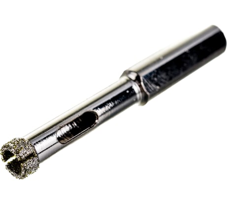 Сверло алмазное по стеклу и керамике (2 шт; 8х65 мм; трехгранный хвостовик) ТУНДРА 1935830