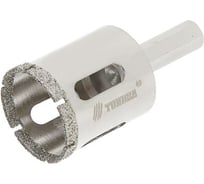 Сверло алмазное по стеклу и керамике (22х55 мм; трехгранный хвостовик) TUNDRA 1935837