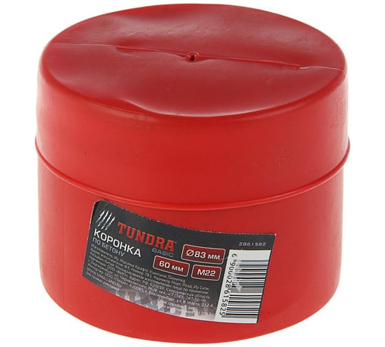 Коронка буровая (83х60 мм; М22) TUNDRA 2861582