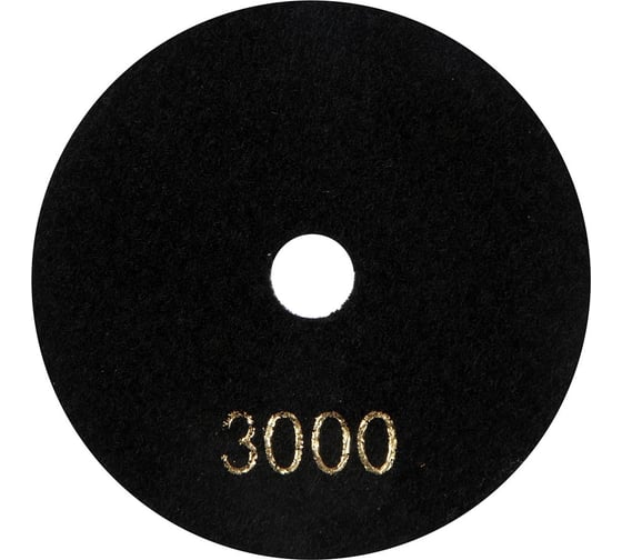 Круг шлифовальный алмазный гибкий для сухой шлифовки (100 мм; №3000) ТУНДРА 3594936